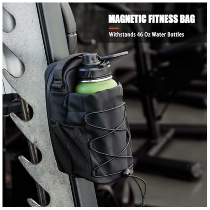 Magnetic gym bottle.